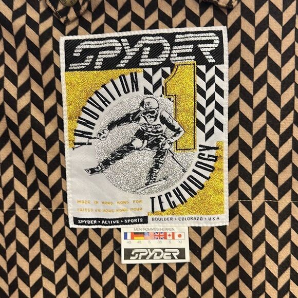 Vintage 80s‎ Spyder Unisex Full Zip Sleeveless Skiing Snow Coat Vest Size S - Picture 9 of 9